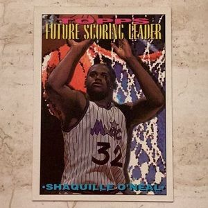 Shaquille O’Neal 1993-94 Topps 386 Future Scoring Leader Basketball Card #386